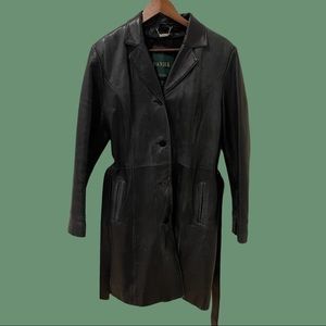 Danier Leather jacket with belt